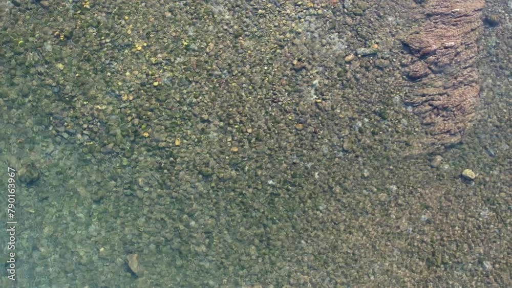 Sea surface with gentle ripples - background