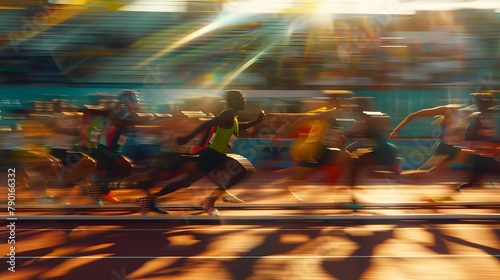 People Competing at the Olympic Games 2024 in Paris