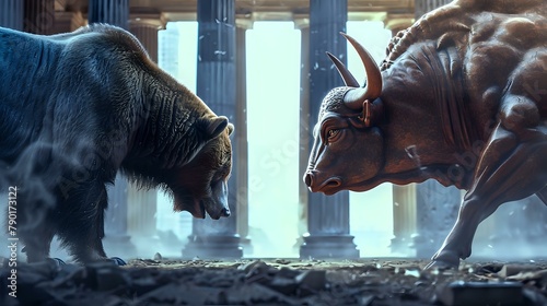 The Intense Meeting of Bear and Bull in Finance