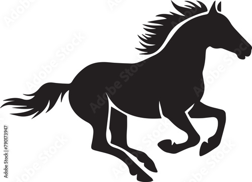 Horse farm mammal black silhouette animal 