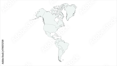 map of america in front of a white background