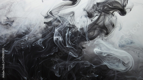 Smoke transforms into a fluid, living entity, ebbing and flowing across the canvas.