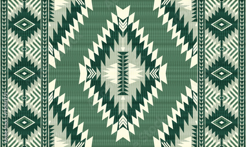 American tribal ethnic native pattern.Traditional Navajo,Aztec,Apache,Southwest and Mexican style fabric pattern.Abstract vector motifs pattern.For fabric,clothing,blanket,carpet,woven,wrap,decoration