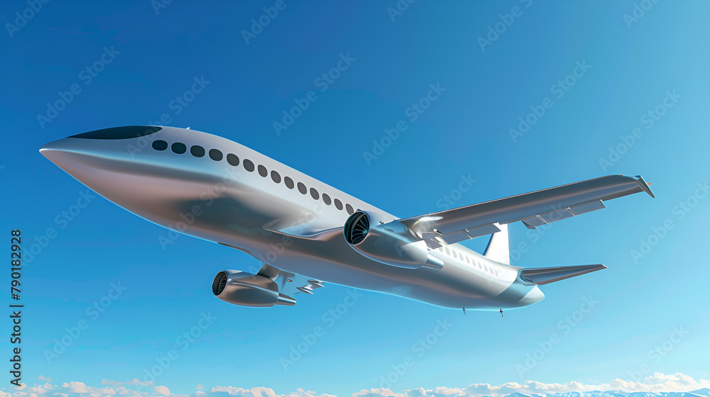 airplane in the sky,generative ai airplane in the sky,generative ai