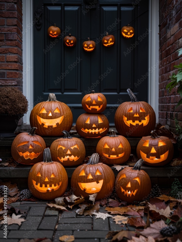 Obraz premium Halloween festive pumpkin