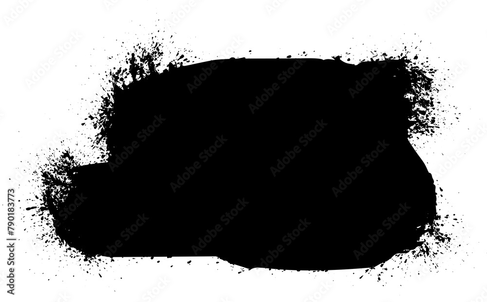 Abstract ink splatter texture background in halftone style