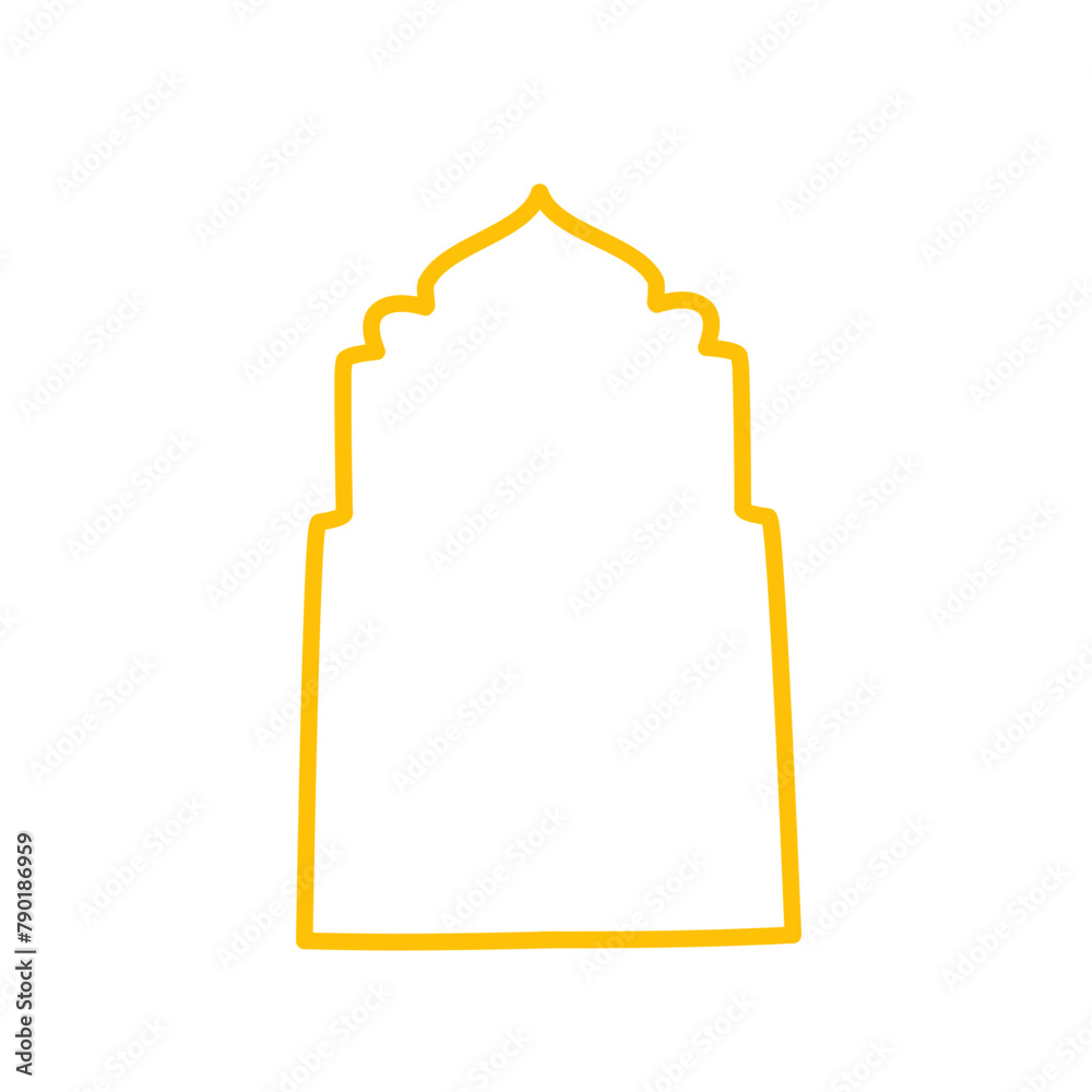 gold islamic frame gold islamic frame