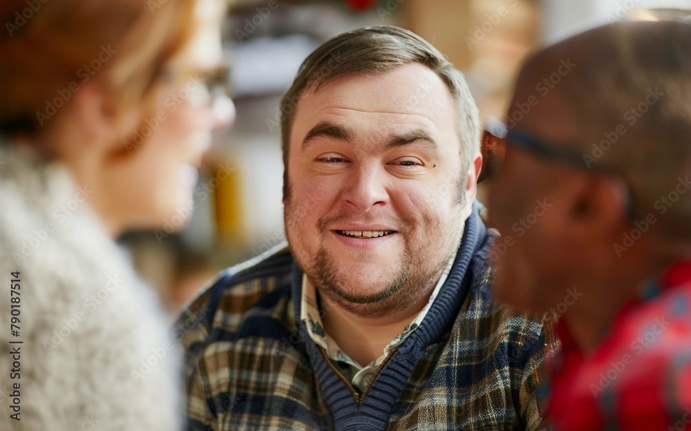 Job hiring interview with mental disability candidate for inclusive and equal rights business Job hiring interview with mental disability candidate for inclusive and equal rights business