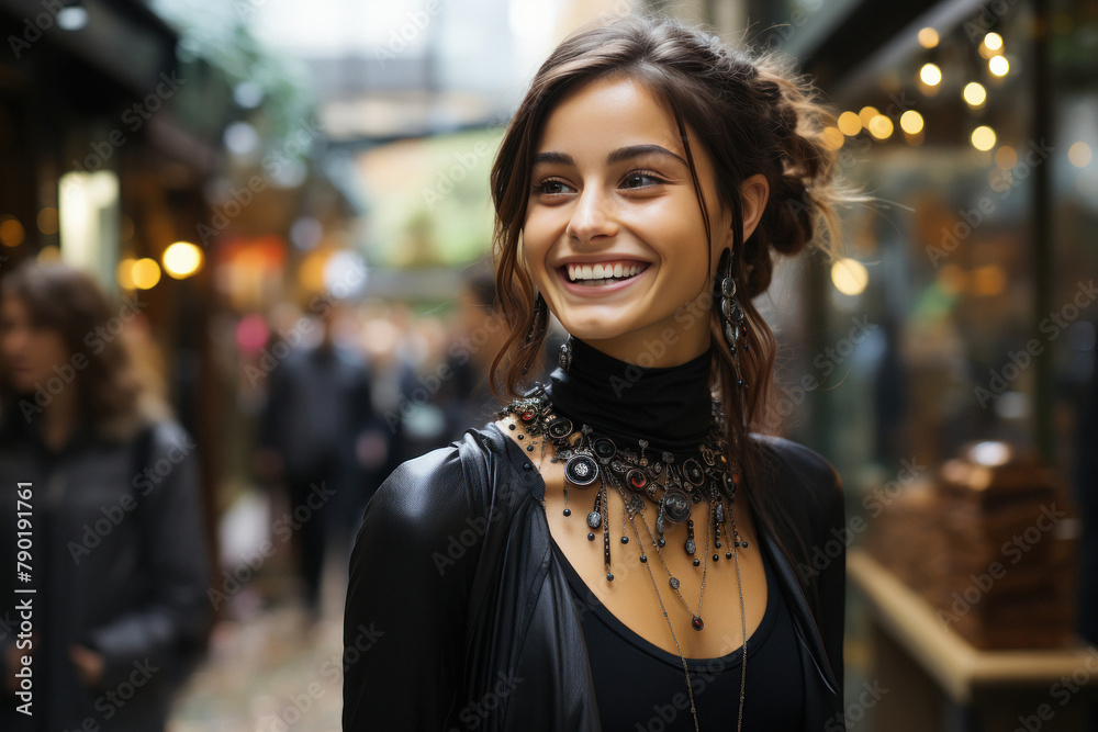 Young beautiful woman smiling Young beautiful woman smiling