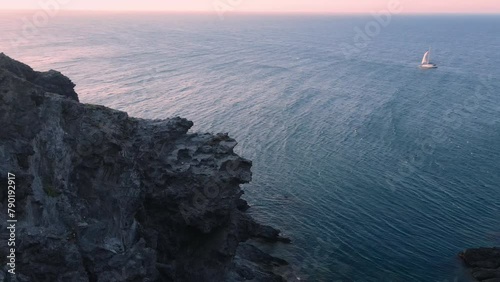 cap Béar, phare et océan photo