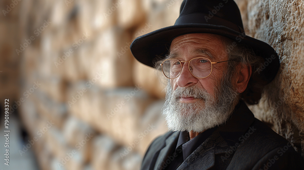 10. Passover Pilgrimage: Amidst the ancient ruins of Jerusalem, a Rabbi leads a pilgrimage to the Western Wall, where worshippers gather to pray and seek spiritual renewal. With ha 10. Passover Pilgrimage: Amidst the ancient ruins of Jerusalem, a Rabbi leads a pilgrimage to the Western Wall, where worshippers gather to pray and seek spiritual renewal. With ha