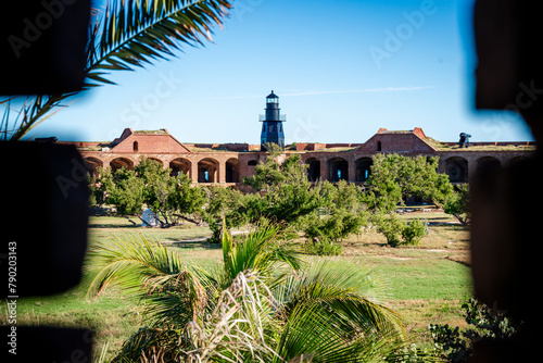 Foto view of Fort Jefferson in Dry Tortugas National Park