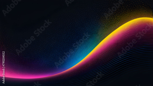 abstract background with dynamic waves. 3d vector illustration for your design photo