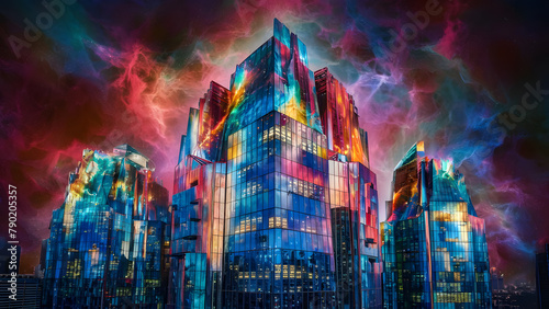 Building made from nebula