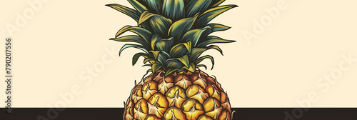 Illustration of a pineapple