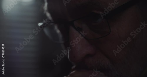 Private Detective Investigator Reviewing Recorded Conversations