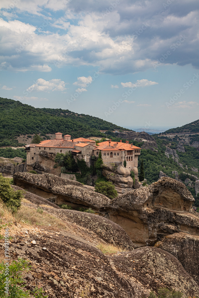 Greek monasteries on the top of the mountain, Meteora Greek monasteries on the top of the mountain, Meteora
