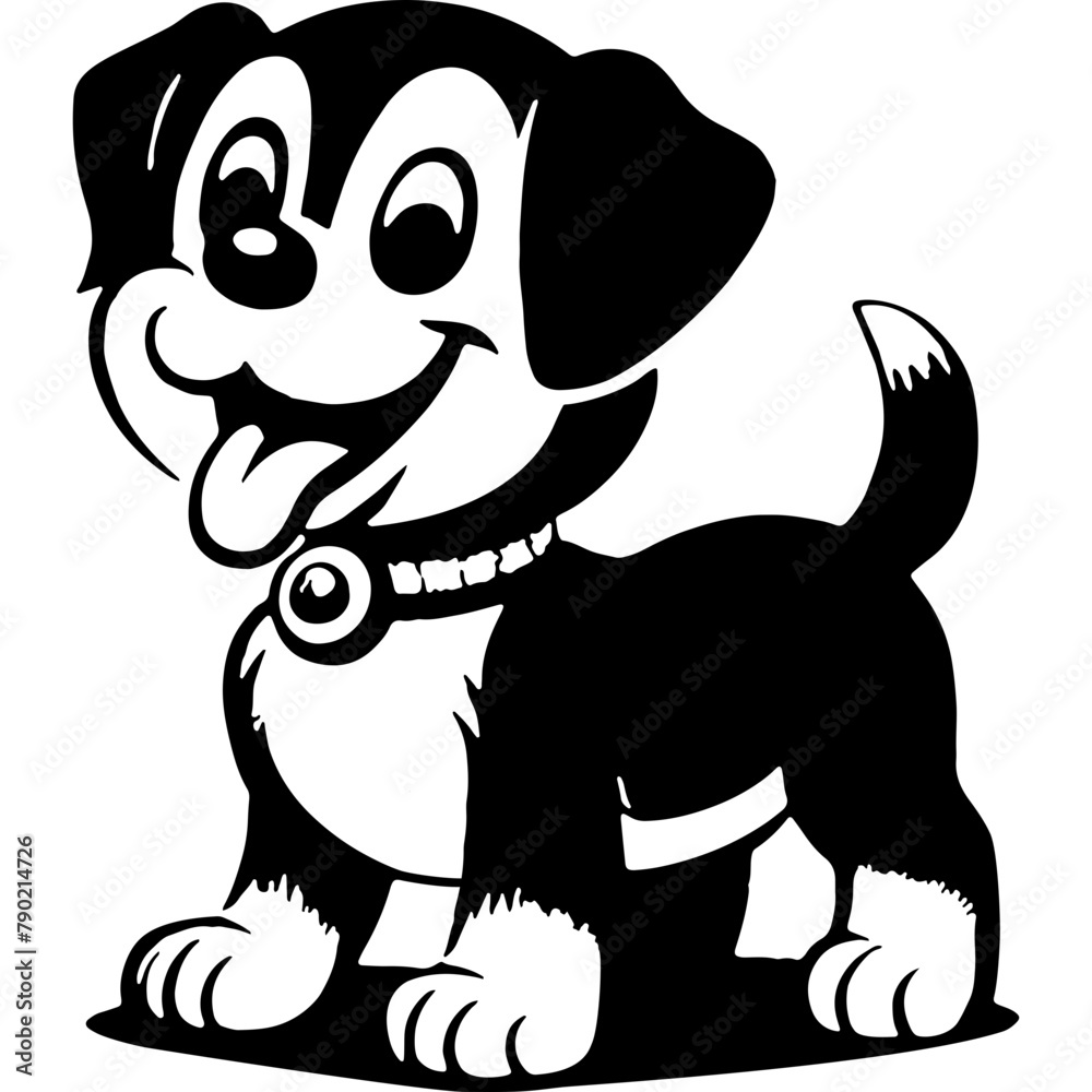 Fototapeta premium Cartoon Dog
