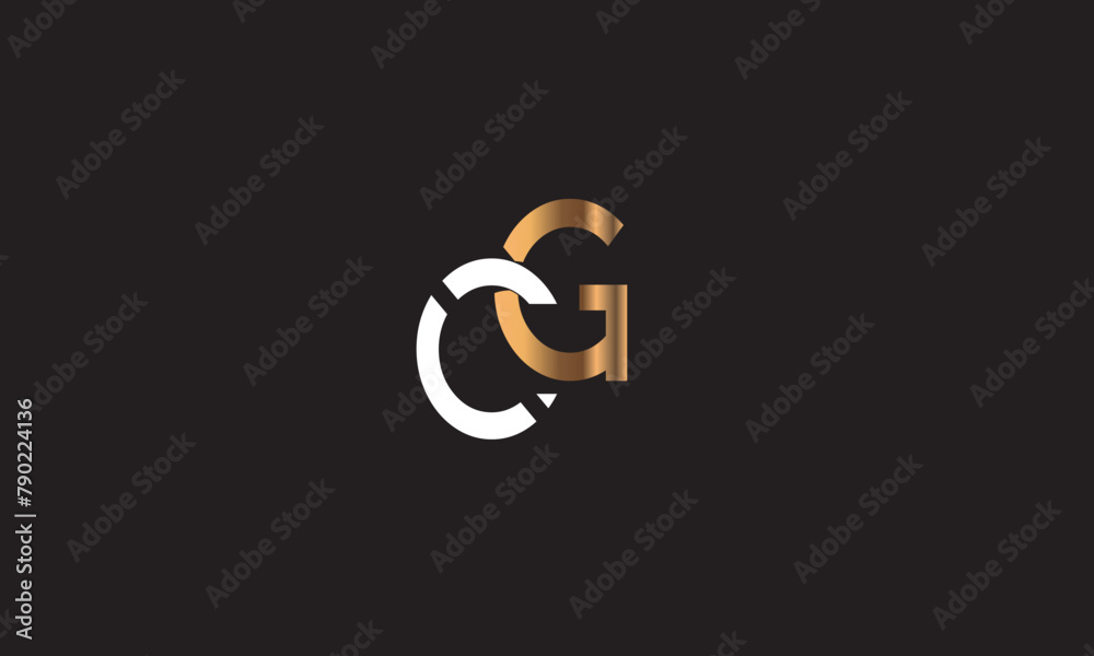 CG, GC , G , C , Abstract Letters Logo Monogram CG, GC , G , C , Abstract Letters Logo Monogram