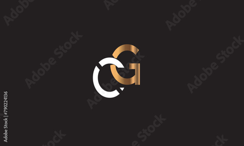 CG, GC , G , C , Abstract Letters Logo Monogram	