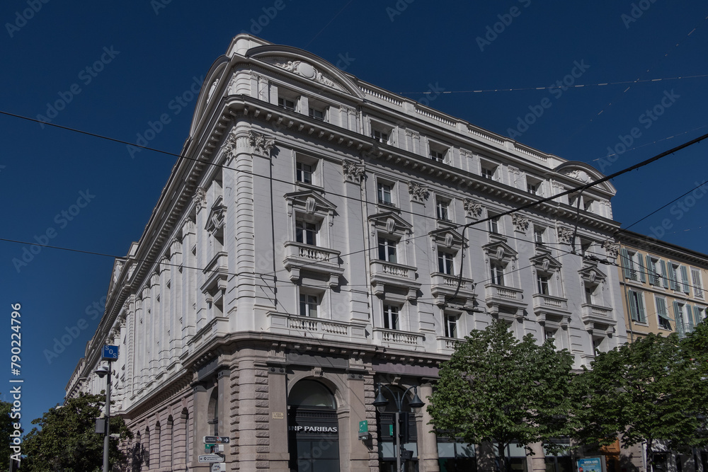 Office of BNP Paribas bank in Nice at 2 Bd Victor Hugo. BNP Paribas is ...