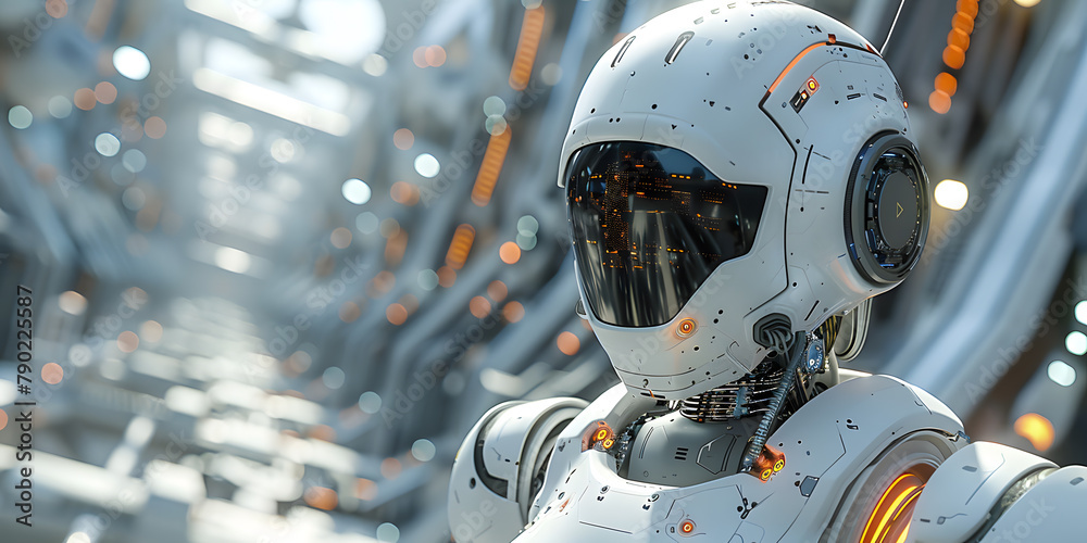 Innovative Robot in Business Technology: A Futuristic Scene Innovative Robot in Business Technology: A Futuristic Scene