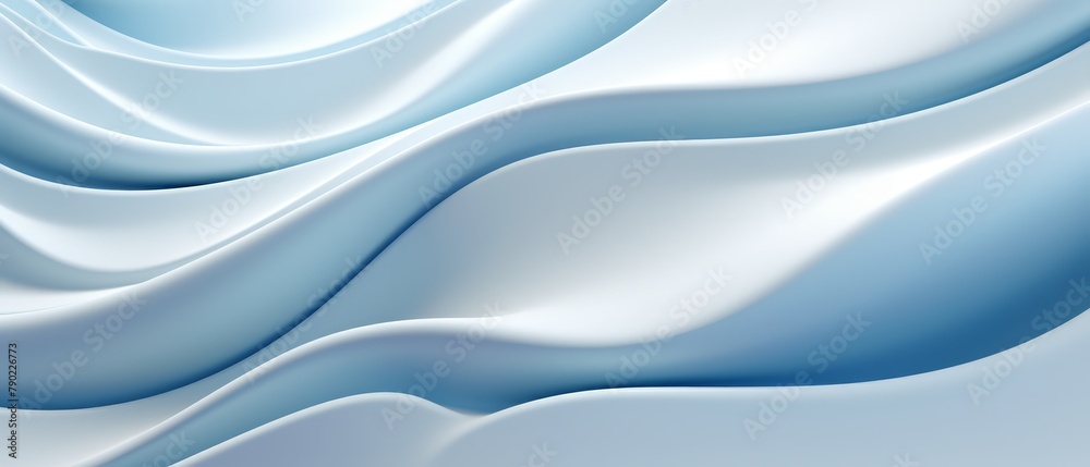 Modern 3D soft waves in a minimalistic style, conveying calm energy Modern 3D soft waves in a minimalistic style, conveying calm energy