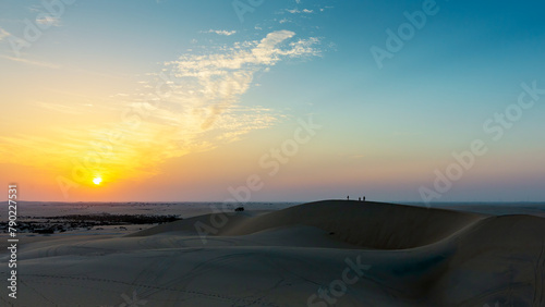 Beautiful Desert landscape view in Al Hofuf Saudi Arabia 