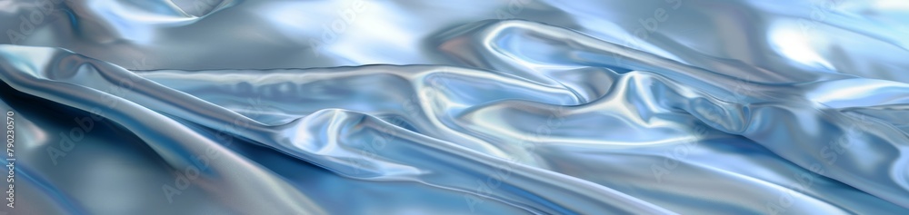 Azure satin flows like water, with a detailed shot capturing the dynamic play of light across its fluid texture. Azure satin flows like water, with a detailed shot capturing the dynamic play of light across its fluid texture.