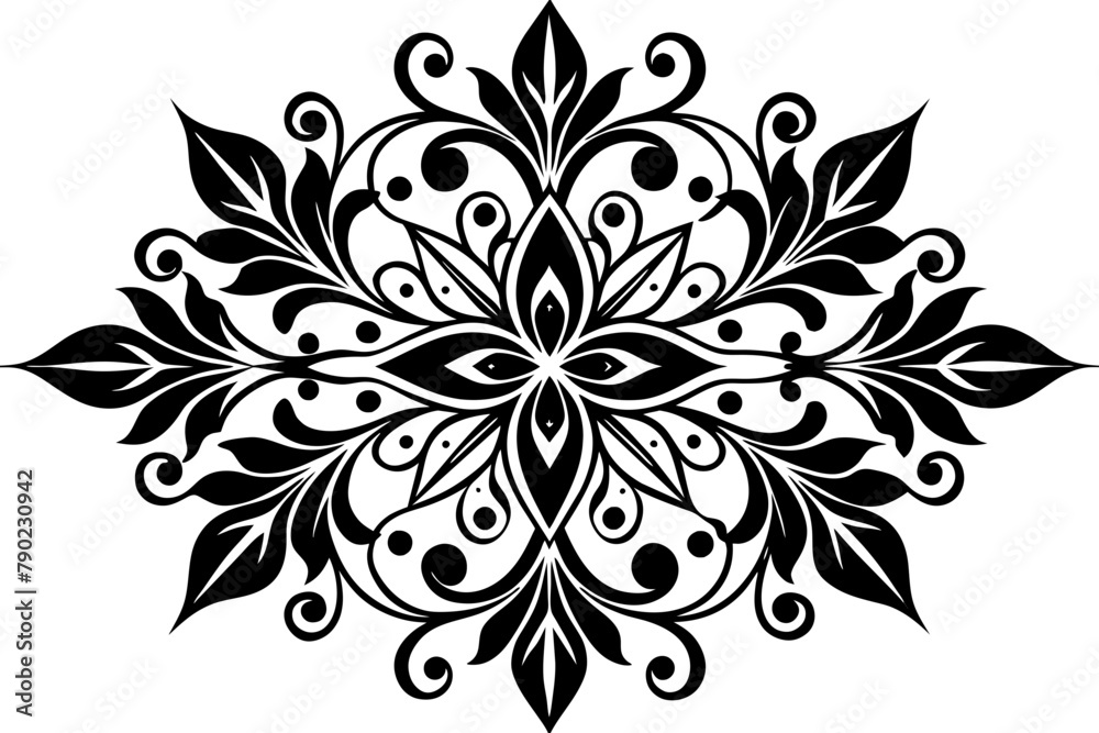 pattern silhouette vector design white background