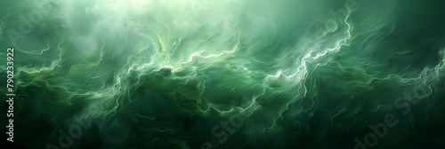 Abstract organic green lines as a wallpaper background illustration