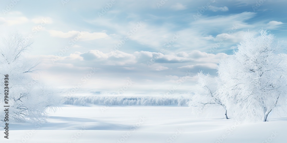 White snow winter blurred landscape background. Nature outdoor chirstmax xmas new year vibe scene White snow winter blurred landscape background. Nature outdoor chirstmax xmas new year vibe scene