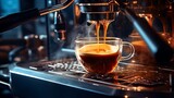 Aromatic espresso brewing from a coffee machine