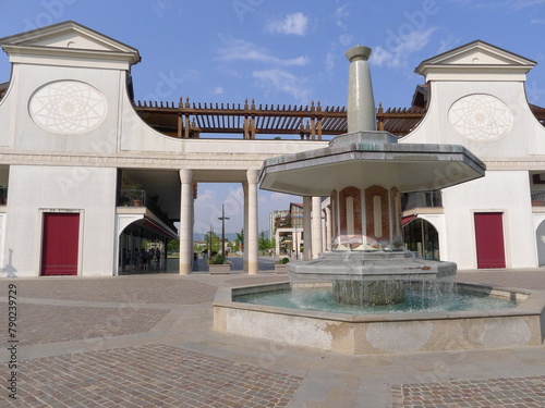 Tableau sur toile Piazza Todeschini, Abano Terme