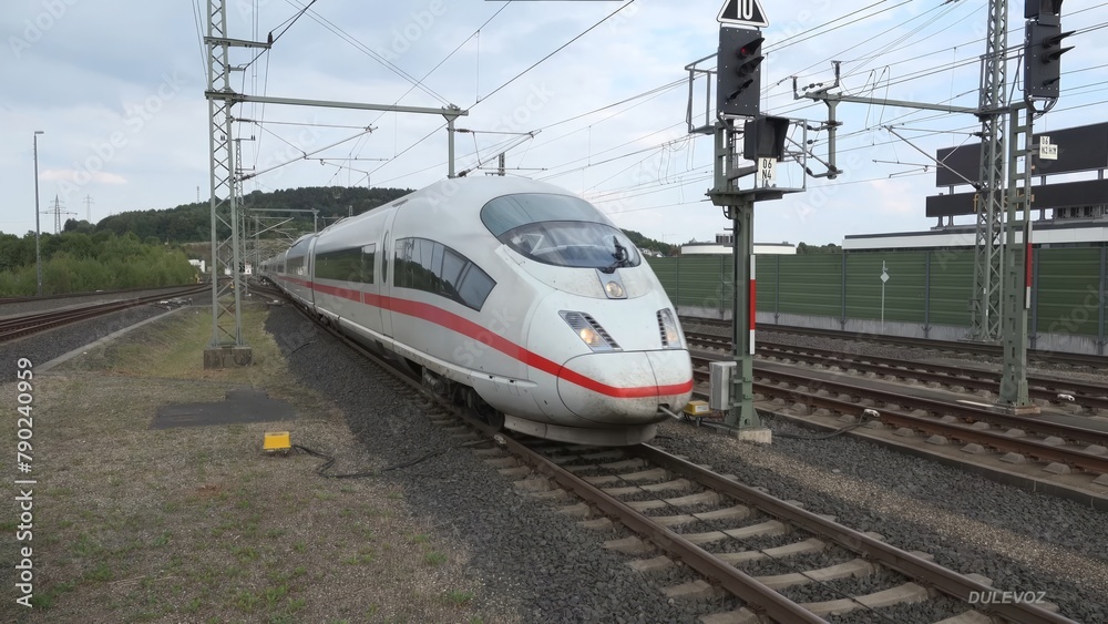 Fototapeta premium train on the railway