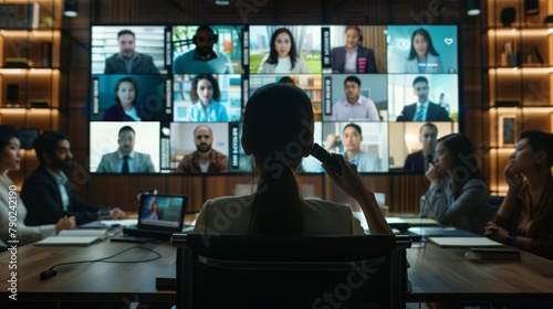 A Corporate Video Conference Meeting