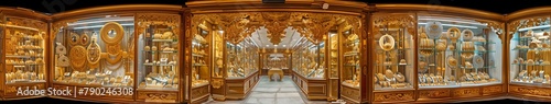 Elegant Jewelry Store with Stunning Displays and Diverse Selection