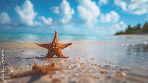 Starfish spotted at Starfish Point in Grand Cayman photo