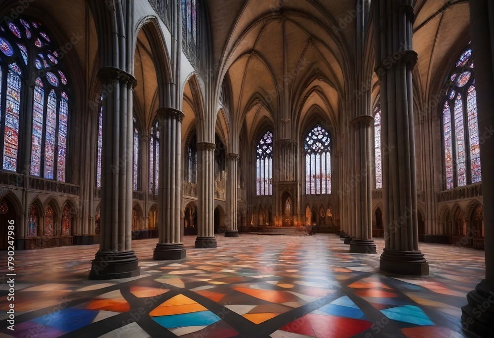 An intricate 8k gothic cathedral interior with soa (30)