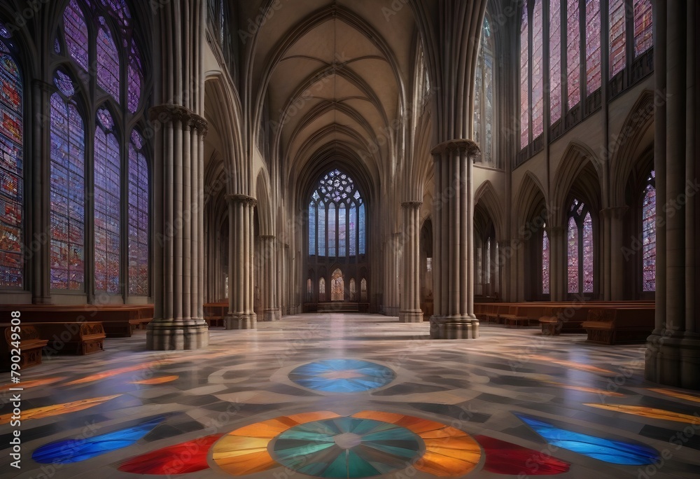 An intricate 8k gothic cathedral interior with soa (23)