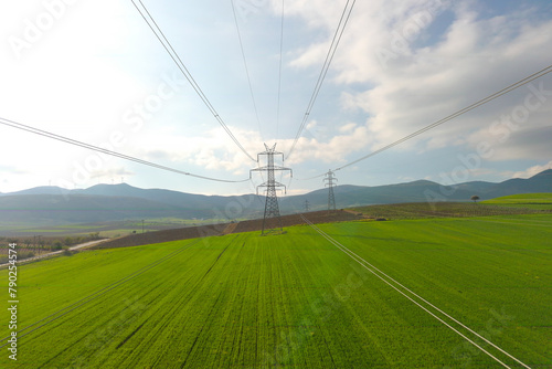 Electricity tower.