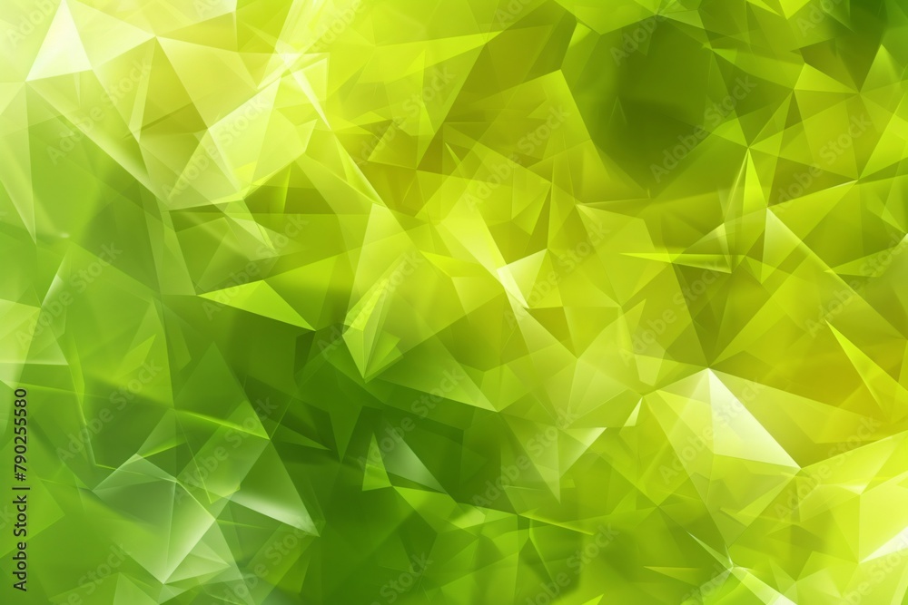 Vector green background with triangles and lines Vector green background with triangles and lines