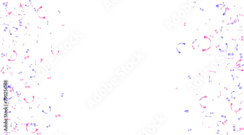 pink and purple confetti frame template for celebration holiday decorative elements © Little J