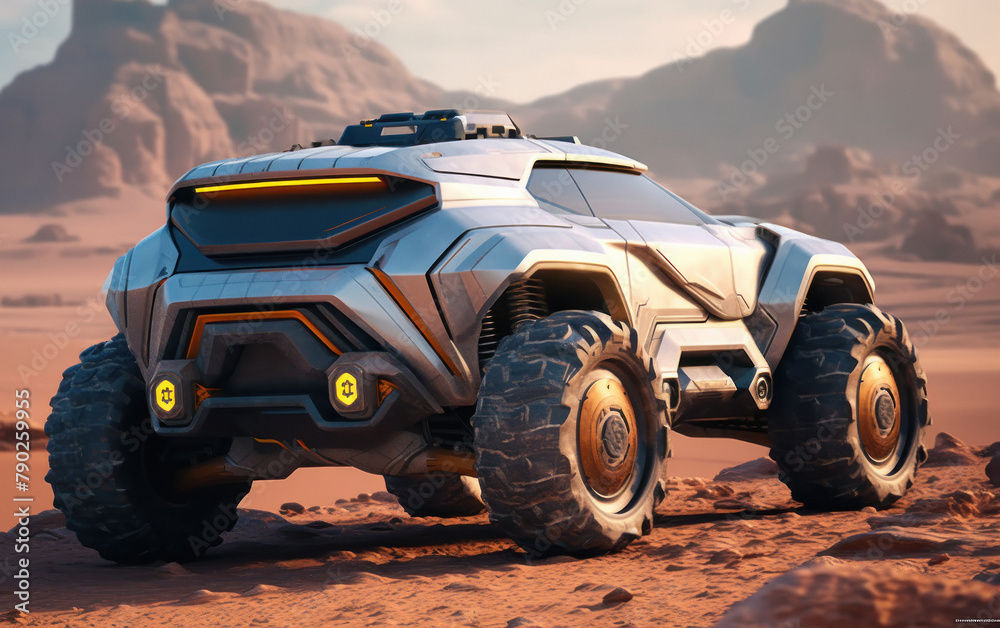Future car full of advanced technology Future car full of advanced technology