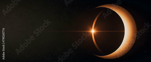 Economic Eclipse: Abstract Pattern Symbolizing the Temporary Nature of Financial Downturns in Abstract Wallpaper - Stock Photo Concept