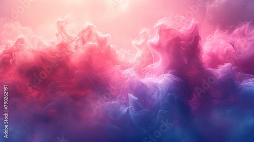 Soft blurred pure color gradient background of red and blue colors. Abstract background