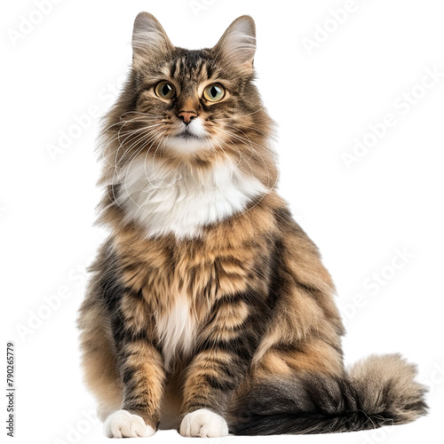 Crossbreed Siberian cat