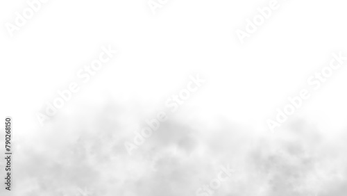 PNG fog texture isolated on transparent background. Steam special effect. Realistic fire smoke or mist	