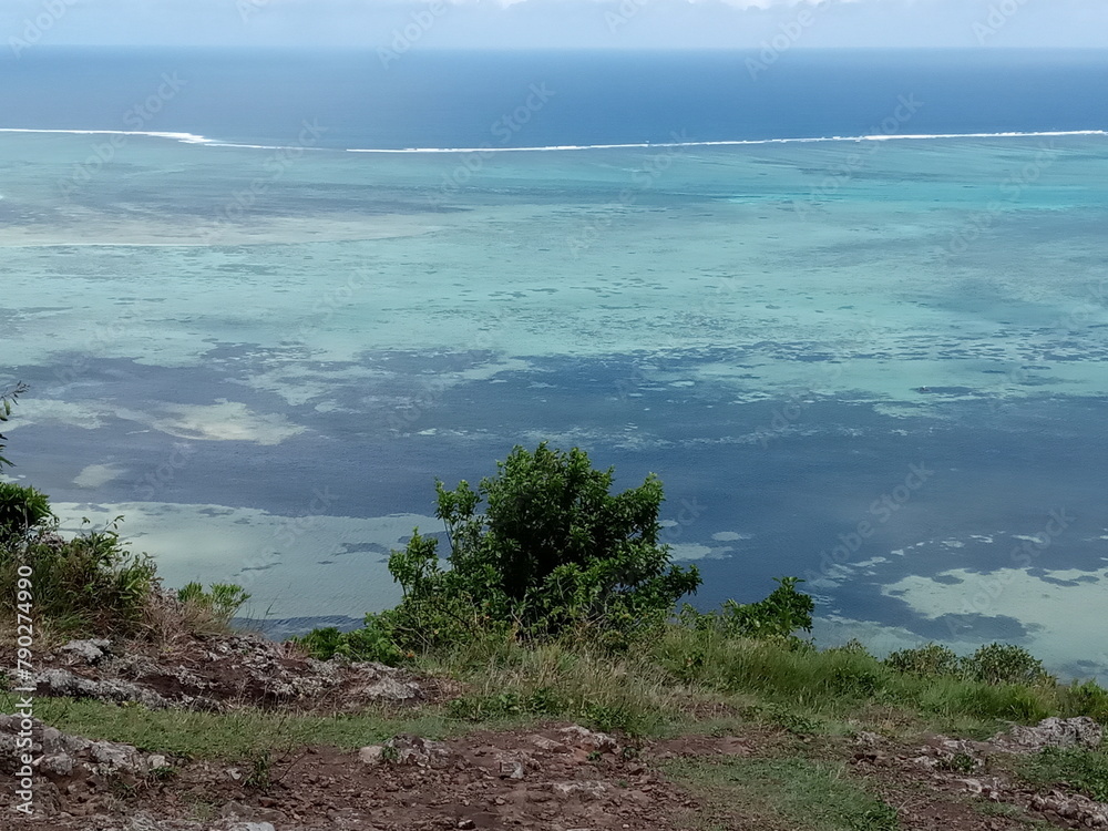 Fototapeta premium Le Morne Brabant Mountain View
