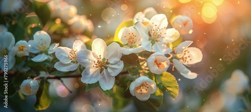 Close Up of a Flower on a Tree Branch